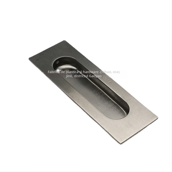 Mâner ascuns din oțel inoxidabil 304 pentru sertare și uși glisante, încastrat, finisaj periat, model SS1100, Haiyili.