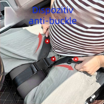 Centură de siguranță pentru gravide în mașină – suport pentru burtă, anti-coliziune pentru conducere în sarcină târzie
