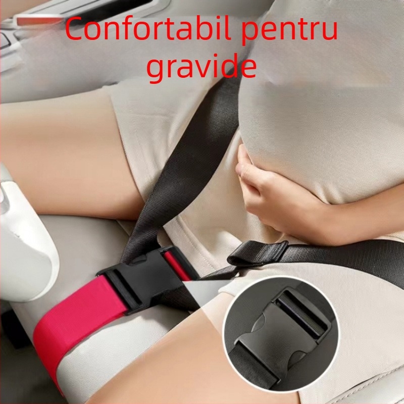 Centură de siguranță pentru gravide în mașină – suport pentru burtă, anti-coliziune pentru conducere în sarcină târzie