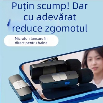 Boya BY-V10V20 Microfon lavalier wireless pentru streaming mobil