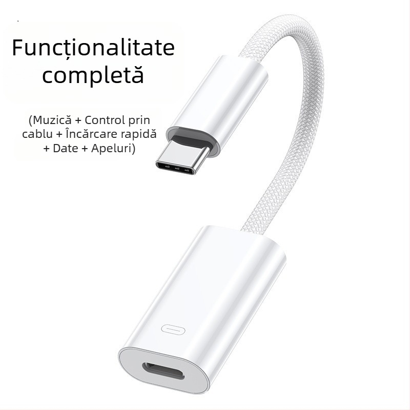 Cablu adaptor Type-C la Lightning pentru Apple iPhone 15/16