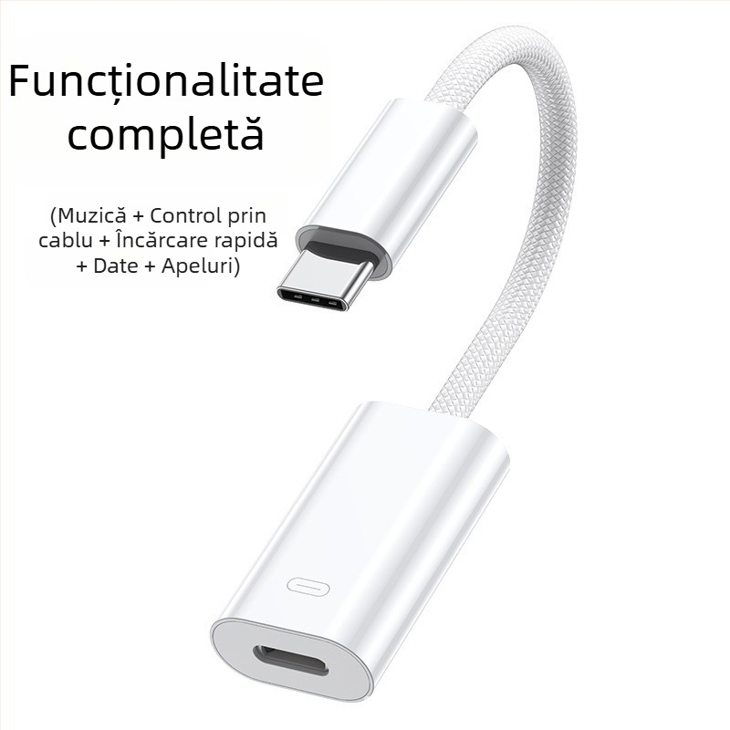 Cablu adaptor Type-C la Lightning pentru Apple iPhone 15/16