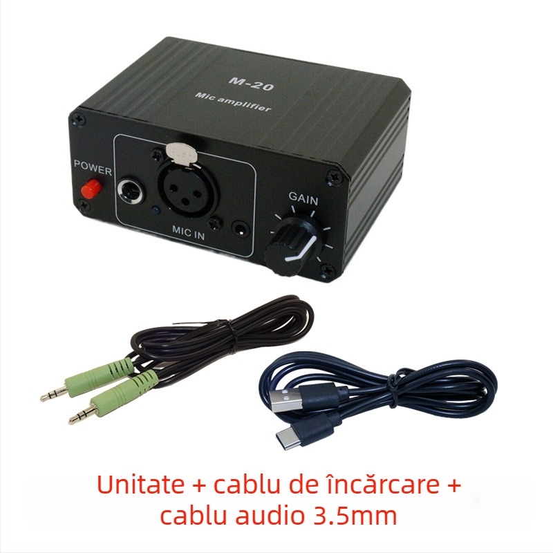 Rhythm Imagination M-20 Interfață audio cu alimentare phantom 48V pentru microfoane condensator și dinamice