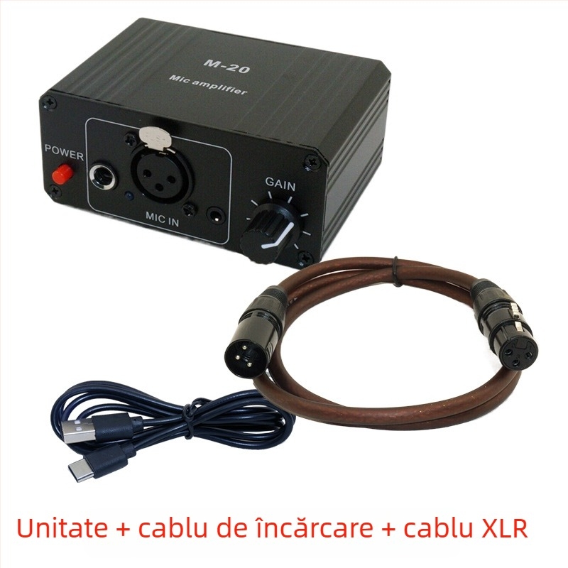 Rhythm Imagination M-20 Interfață audio cu alimentare phantom 48V pentru microfoane condensator și dinamice
