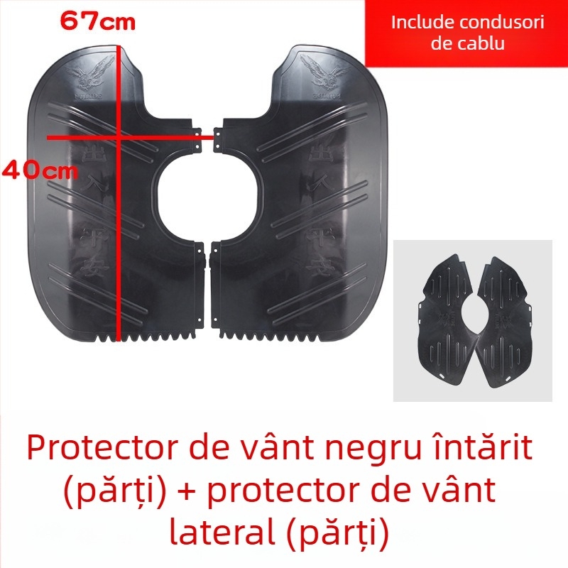 Parbriz frontal motocicletă — Accesorii, Rezistent la uzură, Protecție împotriva vântului