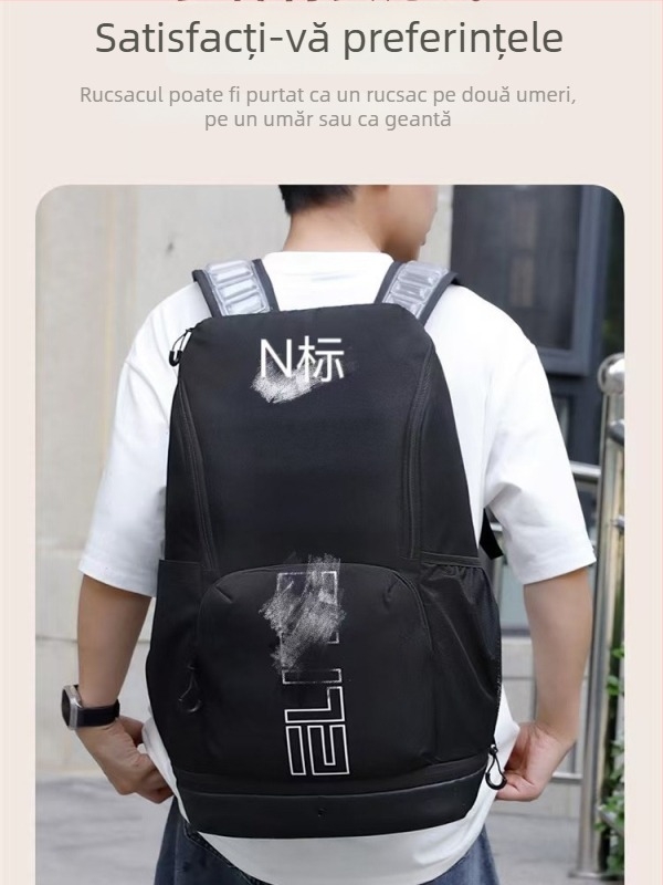 Rucsac sportiv cu sistem de pernă de aer, unisex, capacitate mare, potrivit pentru baschet, fitness și călătorii