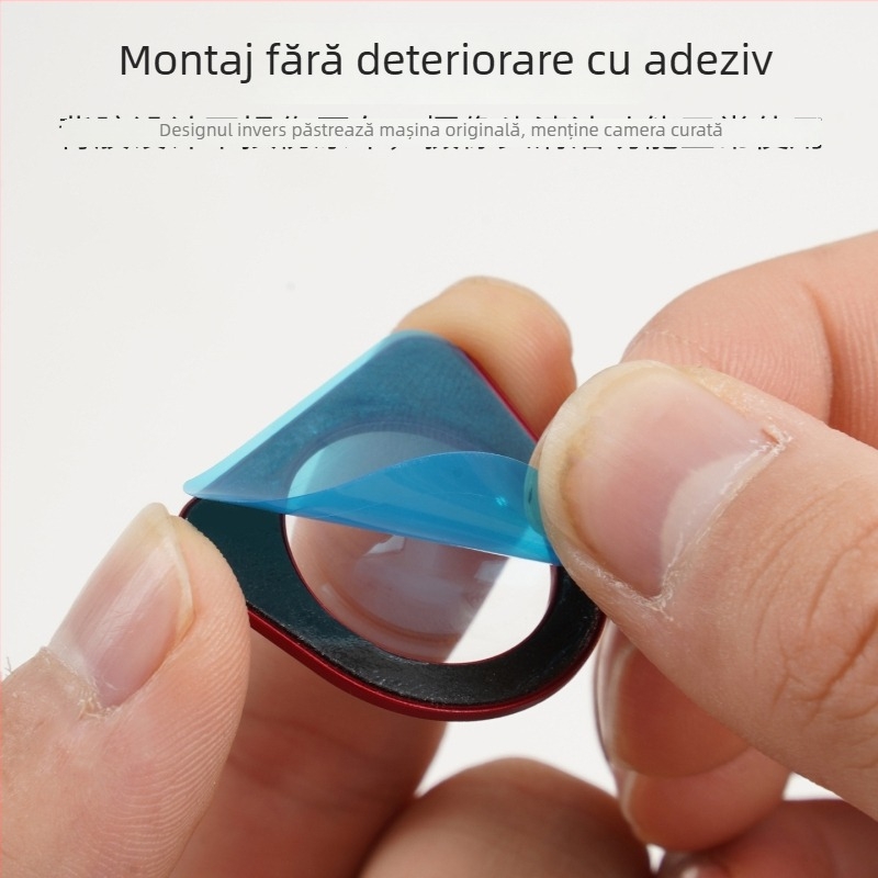 Protector pentru camera frontală Tesla din sticlă temperată pentru Model Y, YL și Model 3 — fabricație OEM, ambalaj în cutie din piele, lansare în 2025