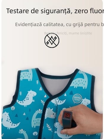 Costum de baie pentru copii din neopren, călduros, unisex, cod RTCL-013