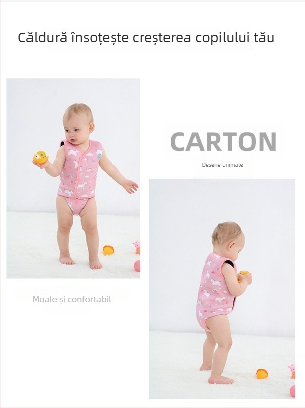 Costum de baie pentru copii din neopren, călduros, unisex, cod RTCL-013