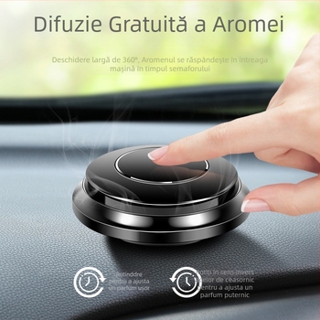 Jian Shule Aromaterapie Auto cu Design UFO – Aromă Solidă și Recipient de Parfum