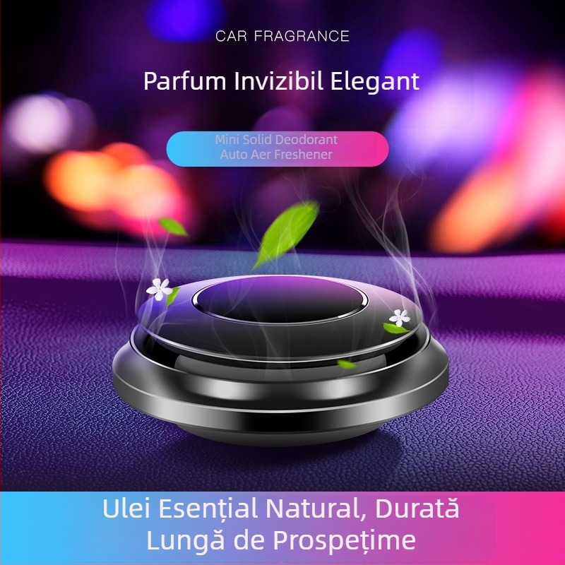 Jian Shule Aromaterapie Auto cu Design UFO – Aromă Solidă și Recipient de Parfum
