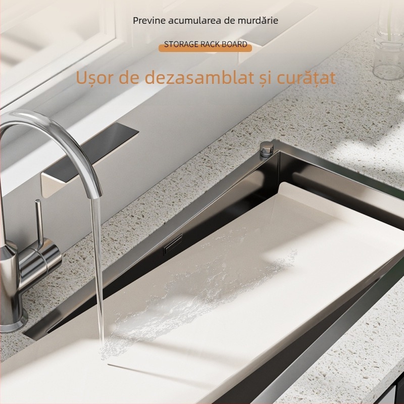 Placă extensibilă pentru pragul bucătăriei – montaj magnetic pe perete, fără găuri, din oțel carbon, raft extensibil de depozitare pentru ferestre înguste