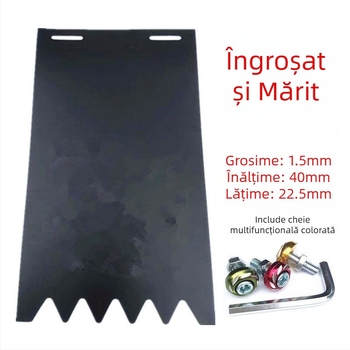 Protecție noroi spate pentru roți, universală, lată și îngroșată, pentru motociclete, vehicule electrice și tricicluri