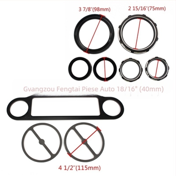 Capac CNC pentru panoul de instrumente al motocicletei, compatibil Harley – set de 9 piese