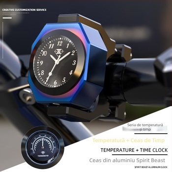 Spirit Beast ceas motocicletă L2 pentru Honda CB190 – aliaj de aluminiu, termometru etanș