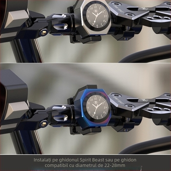 Spirit Beast ceas motocicletă L2 pentru Honda CB190 – aliaj de aluminiu, termometru etanș