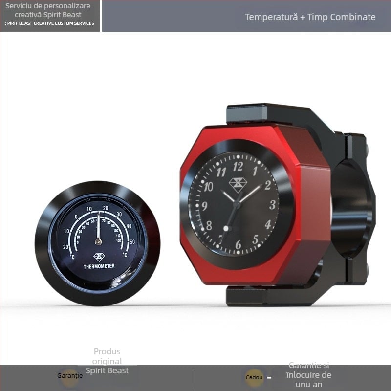 Spirit Beast ceas motocicletă L2 pentru Honda CB190 – aliaj de aluminiu, termometru etanș