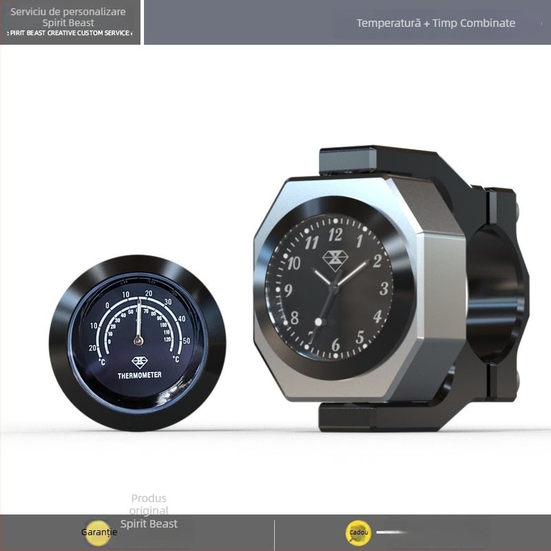 Spirit Beast ceas motocicletă L2 pentru Honda CB190 – aliaj de aluminiu, termometru etanș