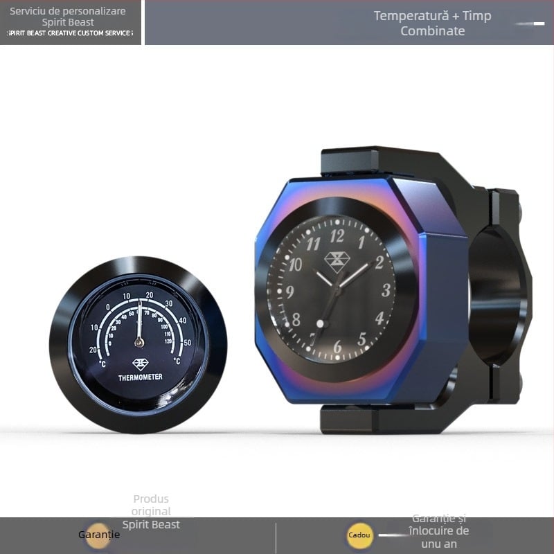 Spirit Beast ceas motocicletă L2 pentru Honda CB190 – aliaj de aluminiu, termometru etanș