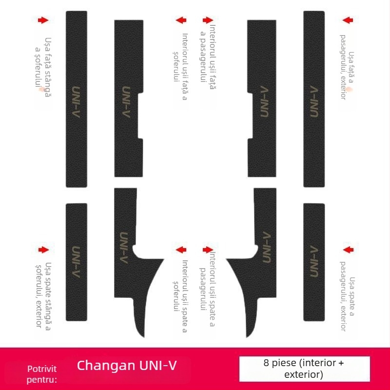 Prag de ușă auto – protecție anti-derapare și anti-coliziune, Mingyu, Cod articol pl661760619816, Material: Other