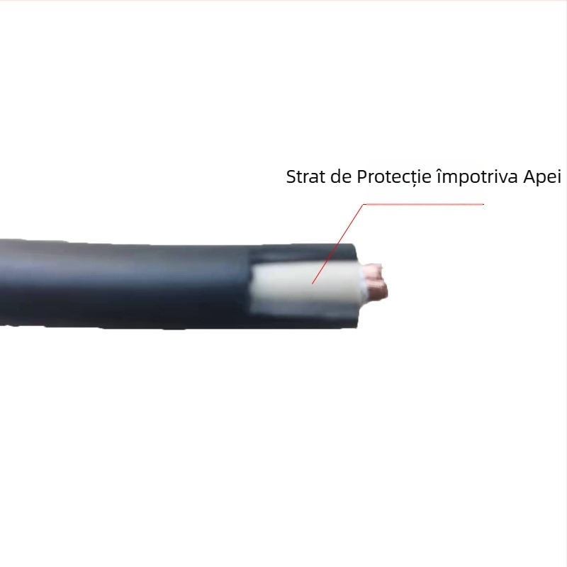 Cablu pentru pompă submersibilă, cupru, 1/3 nucleu, izolație PVC rezistentă la ulei, -40°C până la 70°C, secțiune 1.5–300 mm²