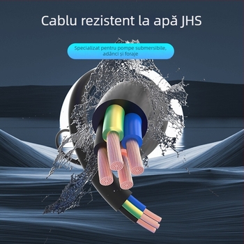 Cablu de alimentare pentru pompe submersibile, conductori din cupru fără oxigen, izolație XLPE, certificat CCC, Minxing Cable