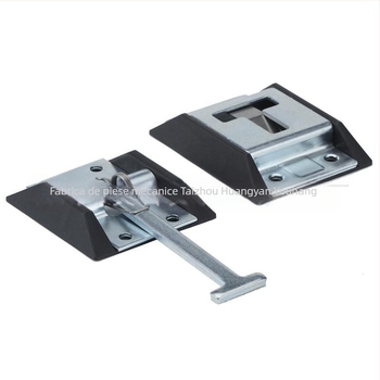 Cârlig de ușă pentru camion și RV, cu încuietoare fixă, oțel inoxidabil, finisaj galvanizat/polizat, modelul 16013