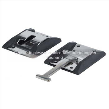 Cârlig de ușă pentru camion și RV, cu încuietoare fixă, oțel inoxidabil, finisaj galvanizat/polizat, modelul 16013