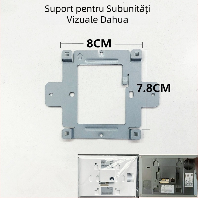 Bază interfon video cu unitate internă complet digitală, suport pentru placă de montaj și placă din spate, model 2521L