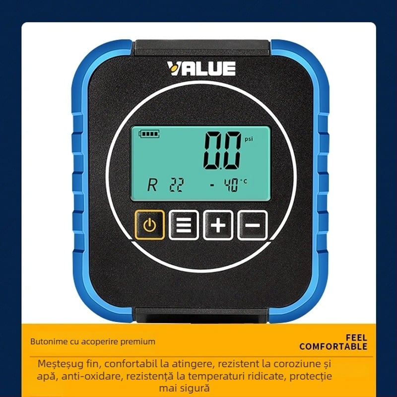 Flyover VMG-1-S-L Manometru digital pentru refrigerant în sistemul de climatizare auto