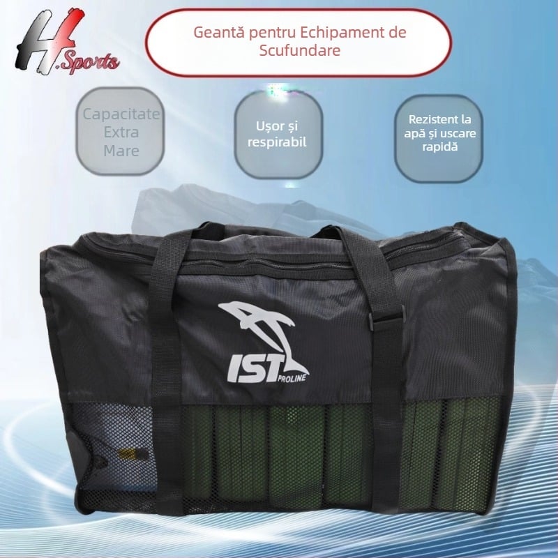 Geantă de scufundări din plasă – capacitate 20-35L, țesătură compozită, brand: W.M.D și H.Sports