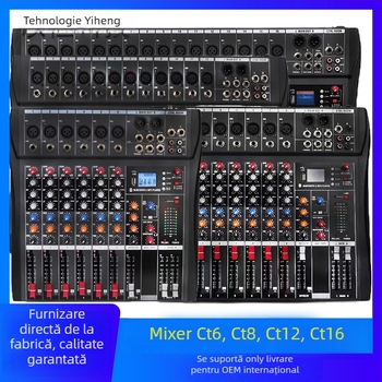 Mixer CT serie cu 6, 8, 12 sau 16 canale, alimentare phantom 48V