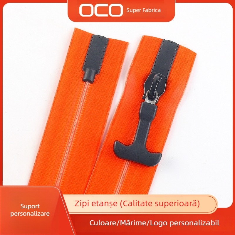 Fermoar din nylon etanș, la capăt închis, model 8#, marca Oco