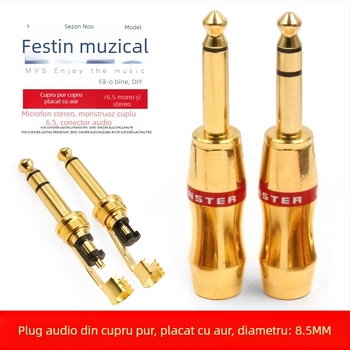 Monster cablu audio 6,35 mm pentru microfon și chitară – conector 1/4-inch, canal unic/dublu, temperatură de funcționare 0–100°C, inspecție de fabrică