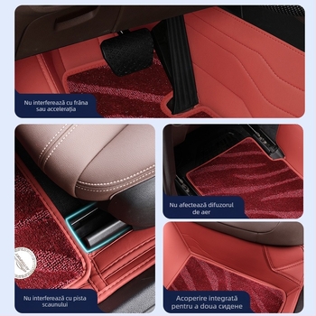 Covorașe auto din piele de iaht pentru mașini dedicate — mai groase, cu încuietori duble, rezistente la murdărie