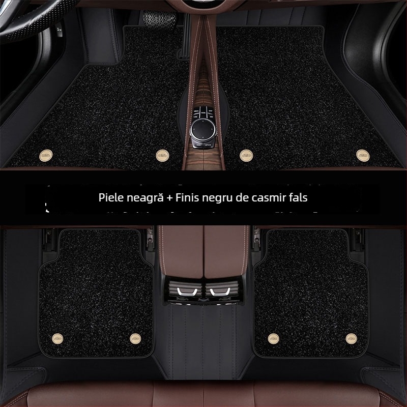 Covorașe auto din piele de iaht pentru mașini dedicate — mai groase, cu încuietori duble, rezistente la murdărie