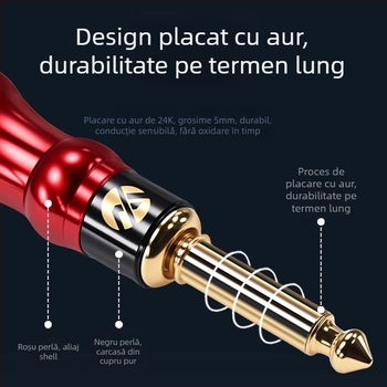 Cablu audio pentru chitară Yongwei, RoHS certificat, mufe audio/video, -30°C până la +80°C
