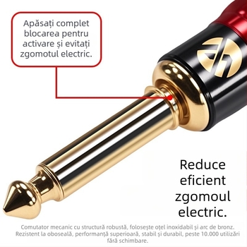 Cablu audio pentru chitară Yongwei, RoHS certificat, mufe audio/video, -30°C până la +80°C