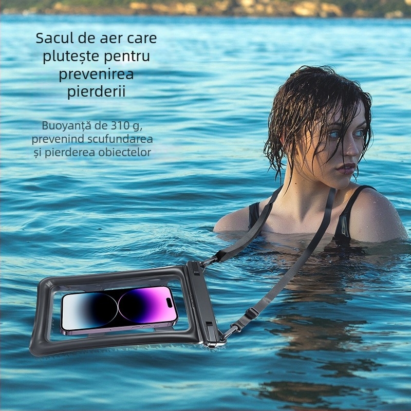 Carcasă impermeabilă pentru telefon din TPU, model Airbag, țesătură impermeabilă, imprimare logo disponibilă, Sanhu Outdoor