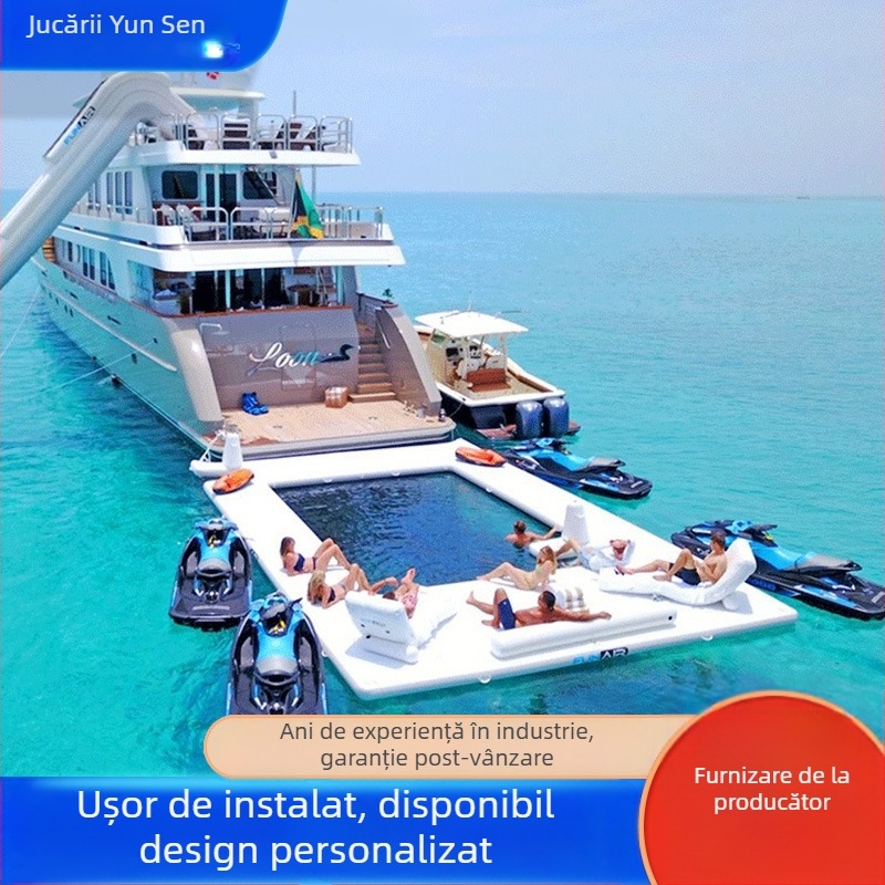 Platformă gonflabilă pentru piscină – material 1.0PVC dublu-strat, marcă vancen, model 346865, funcție: înot