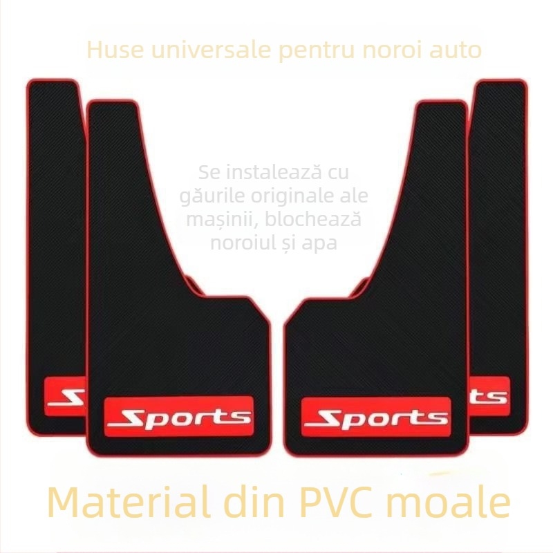 Protecție noroi din cauciuc pentru mașini, SUV-uri și pickupuri – protejează împotriva noroiului și apei