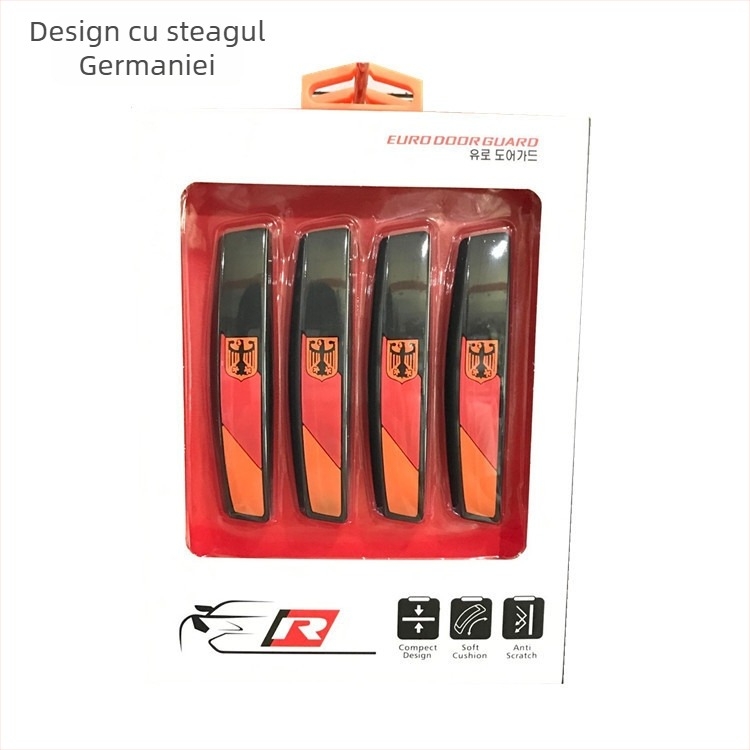 Bandă anti-coliziune pentru uși auto, PVC moale, model 184, utilizare generală