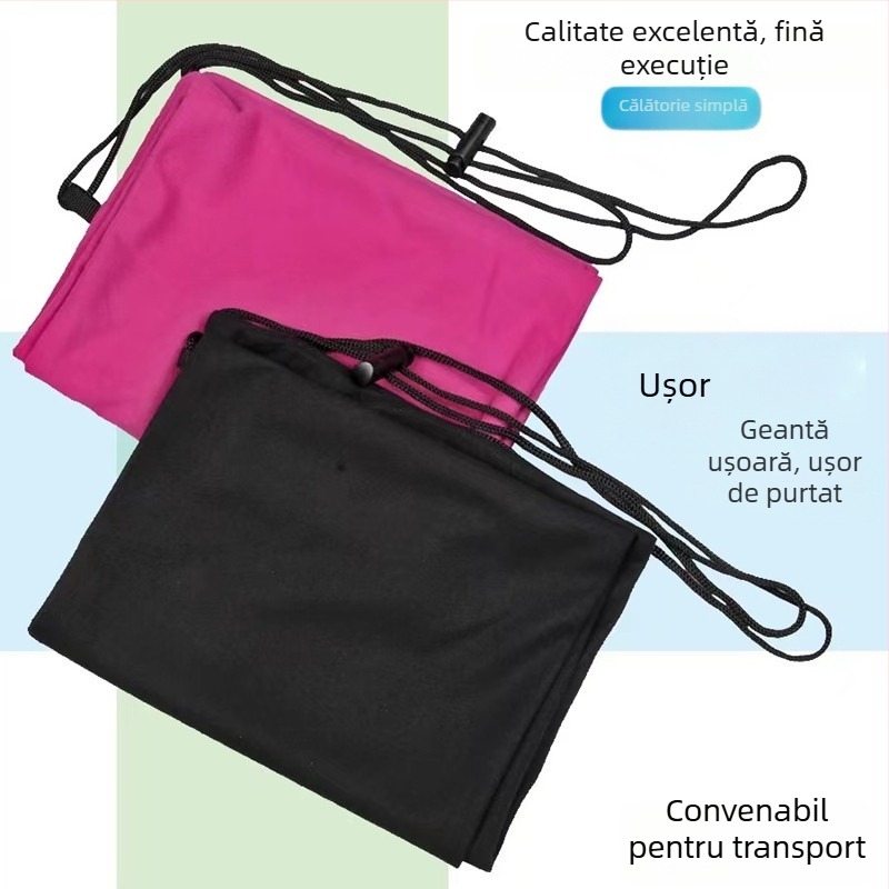 Geantă portabilă pentru rachete de badminton și tenis de masă, cu căptușeală din flanelă și exterior din poliester, logo tipărit, pentru adulți, depozitare universală.