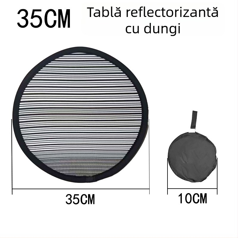 Tavă de fundal cu dungi, pliabilă, pentru fotografia produselor, greutate 0,25 kg, Minrui