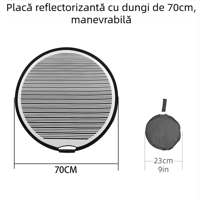 Tavă de fundal cu dungi, pliabilă, pentru fotografia produselor, greutate 0,25 kg, Minrui