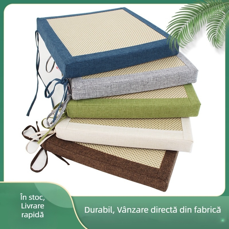 Pernă pentru scaun – material: amestec, umplutură: burete, model: monocrom, personalizabil, potrivit pentru birou și la masă