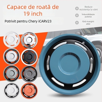 Capac central pentru roată pentru Chery iCAR V23, compatibil cu 19″ și 21″, material ABS+PC, Produs Nr. 25V23-19/21″