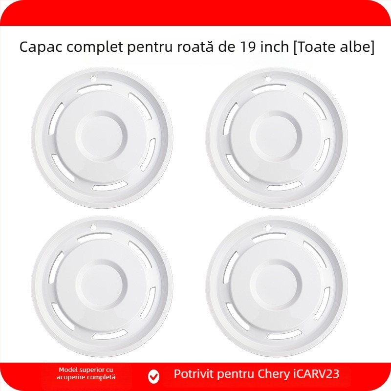 Capac central pentru roată pentru Chery iCAR V23, compatibil cu 19″ și 21″, material ABS+PC, Produs Nr. 25V23-19/21″