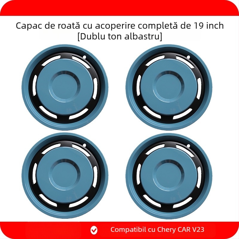 Capac central pentru roată pentru Chery iCAR V23, compatibil cu 19″ și 21″, material ABS+PC, Produs Nr. 25V23-19/21″