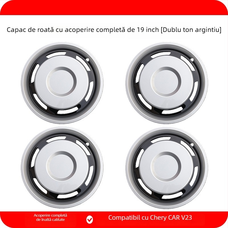 Capac central pentru roată pentru Chery iCAR V23, compatibil cu 19″ și 21″, material ABS+PC, Produs Nr. 25V23-19/21″